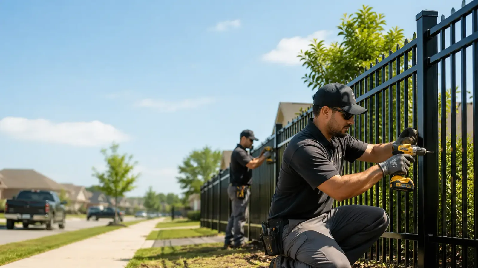 Metal Fence Installation in Kendalia, TX